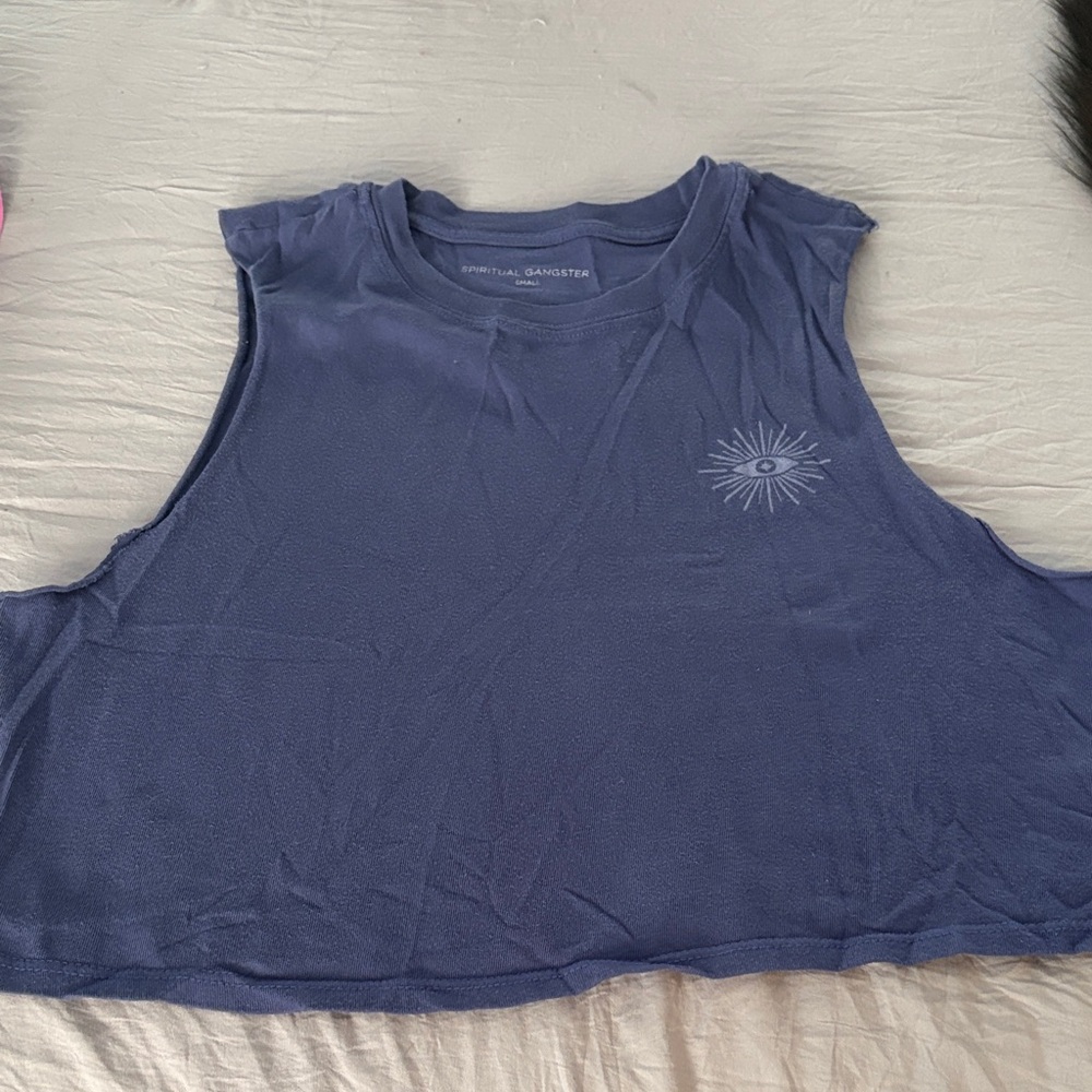 Spiritual Gangster Deep Blue Tee
